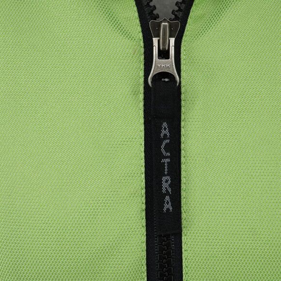 Actra Top Womens Medium Green Pullover Anorak Nylon Hoodie Pocket Quarter Zip - Picture 13 of 16